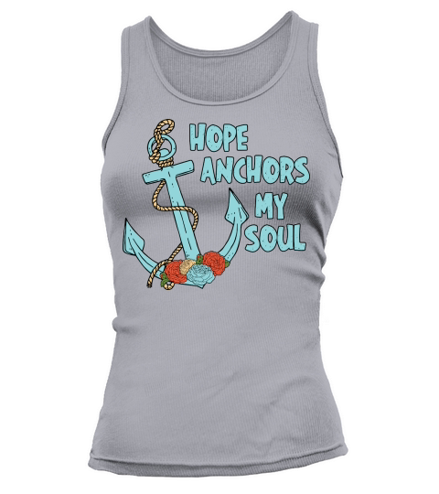 Hope Anchors My Soul Floral Tank top Woman