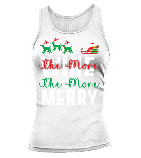 The More Wine the More Merry 15 Tank top Woman