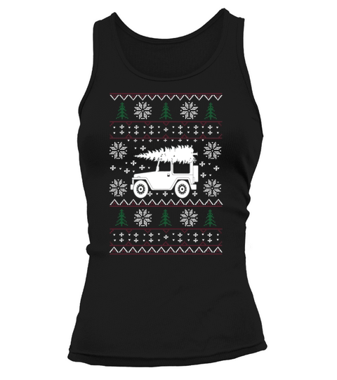 Ugly Christmas Jeeper Tank top Woman