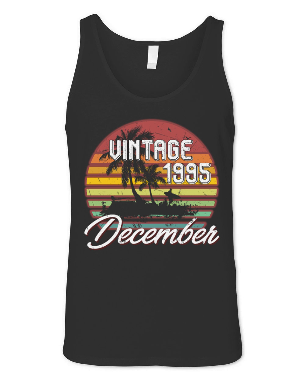 23th Birthday Gifts Retro Vintage December 1995 Unisex Jersey Tank
