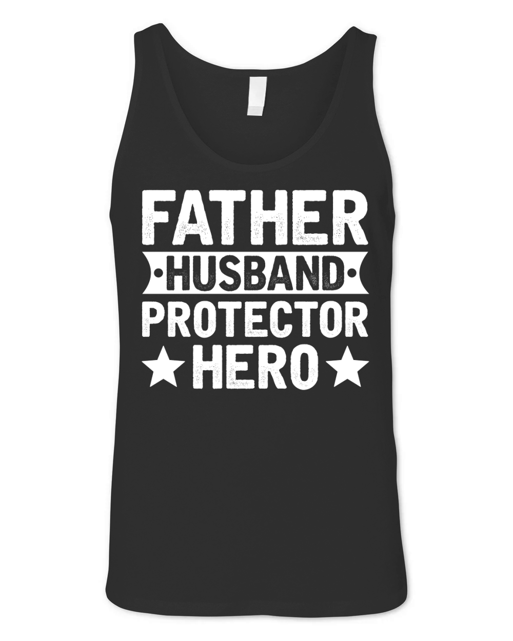 Father Husband Protector Hero Unisex Jersey Tank