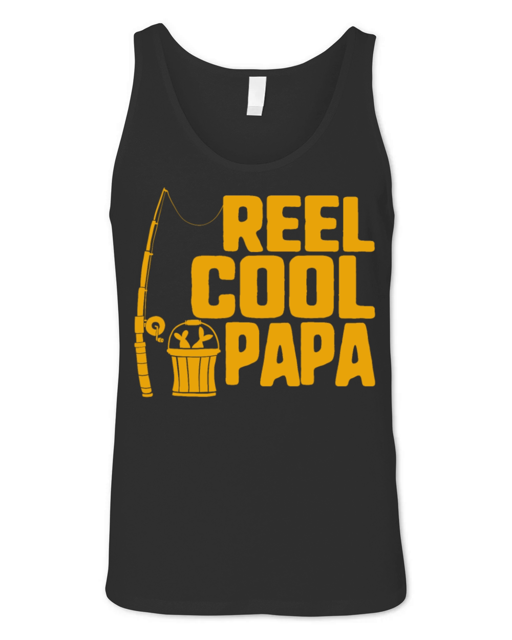 Fishing Reel Cool Papa Fathers Day Gift for Unisex Jersey Tank