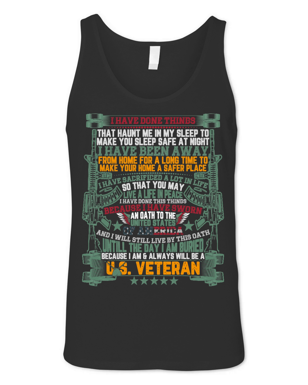 I Have Done Things 4th of July   Veteran 2 Unisex Jersey Tank