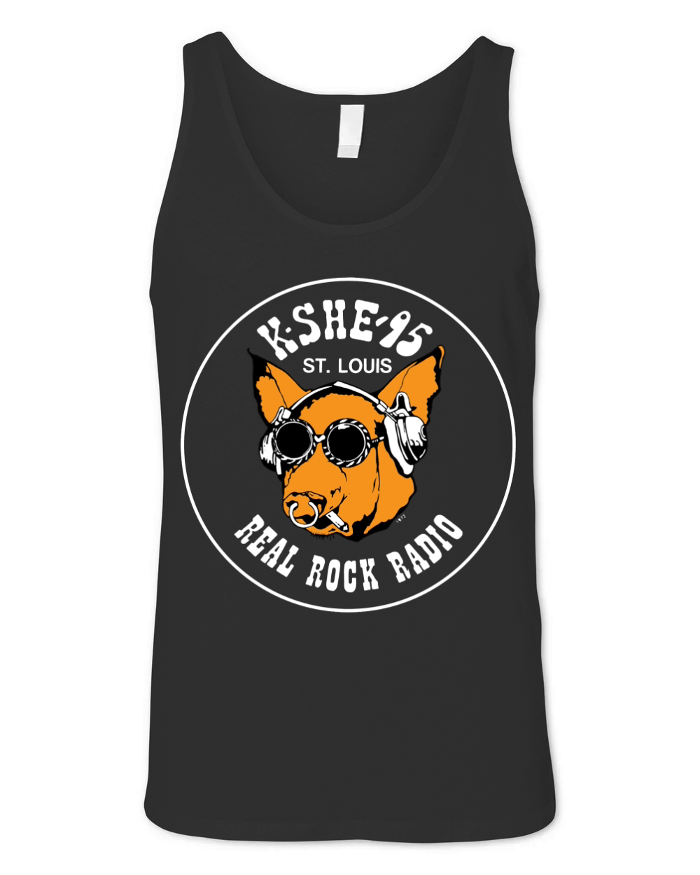 K SHE 95 Real Rock Radio Unisex Jersey Tank