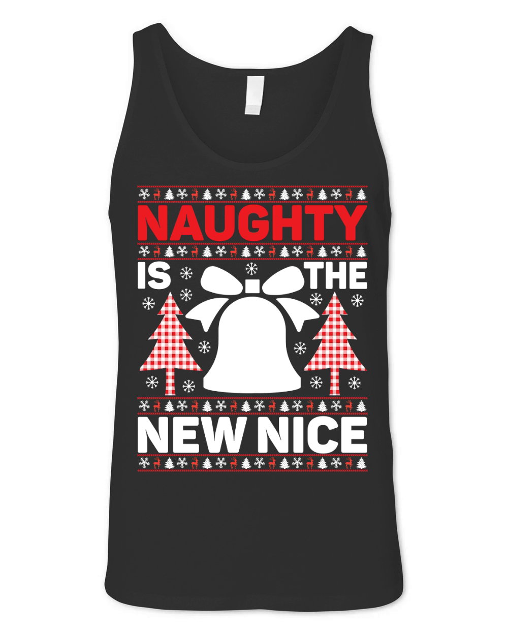 Naughty is the new Nice Unisex Jersey Tank