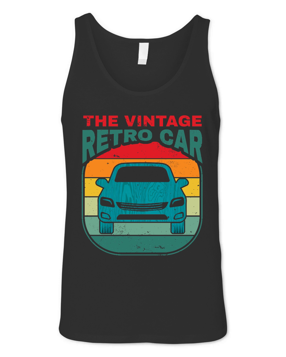 The Vintage Retro Car Unisex Jersey Tank