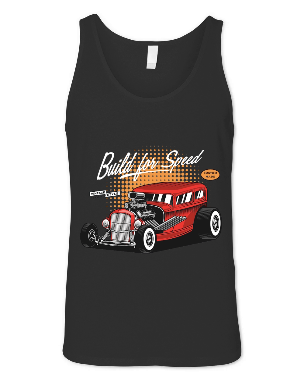 Vintage Car 12 Unisex Jersey Tank