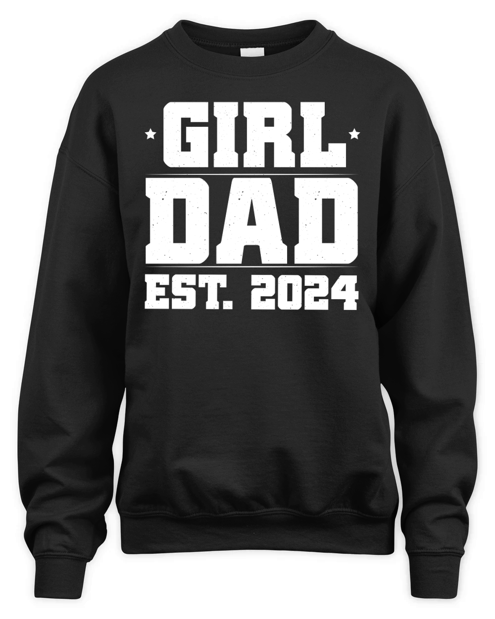 Girl Dad Est 2024 Unisex Premium Crewneck Sweatshirt