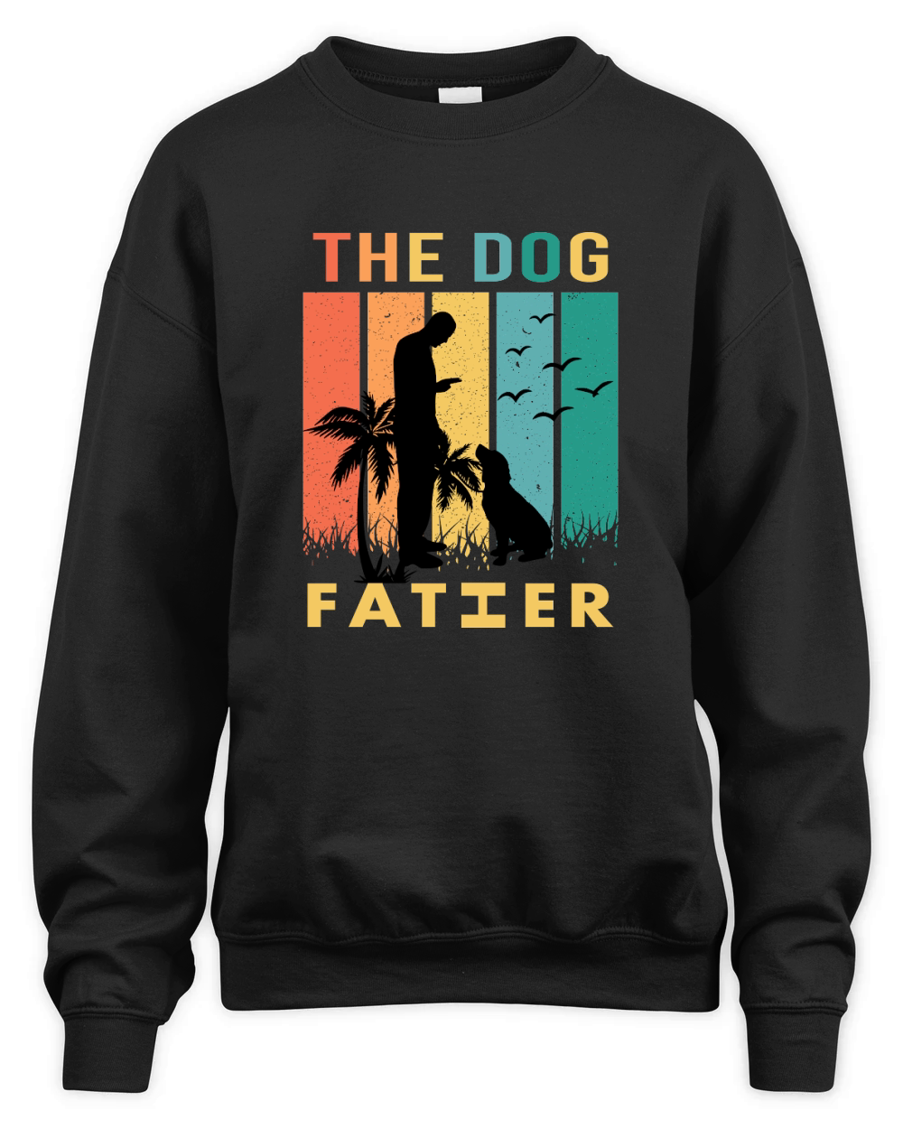 the dog father Unisex Premium Crewneck Sweatshirt