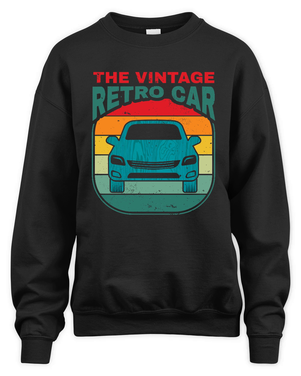 The Vintage Retro Car Unisex Premium Crewneck Sweatshirt