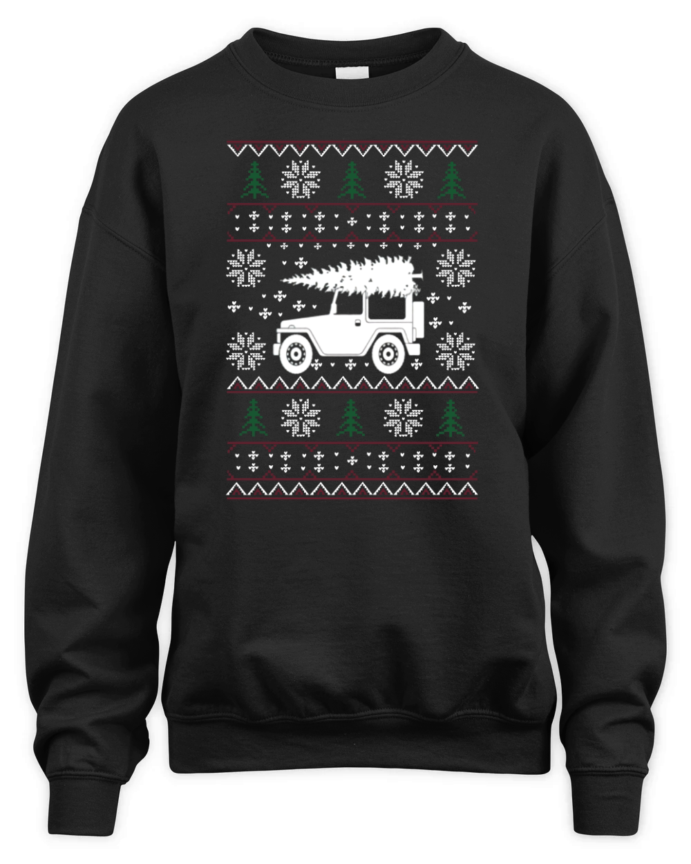 Ugly Christmas Jeeper Unisex Premium Crewneck Sweatshirt