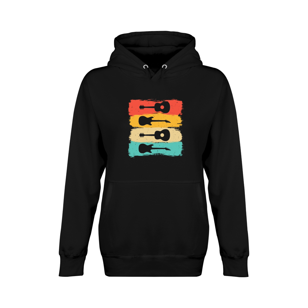 Music Design Vintage Musician Unisex Premium Pullover Hoodie