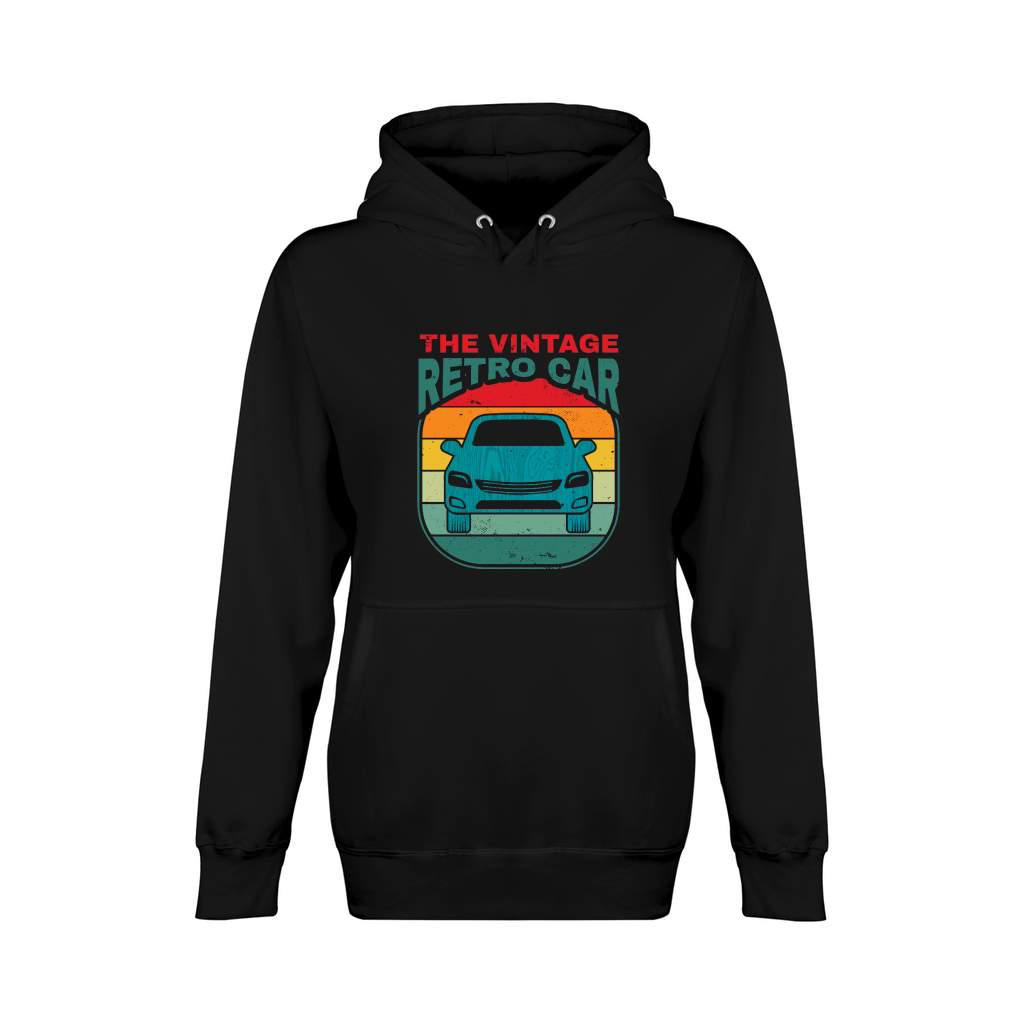The Vintage Retro Car Unisex Premium Pullover Hoodie