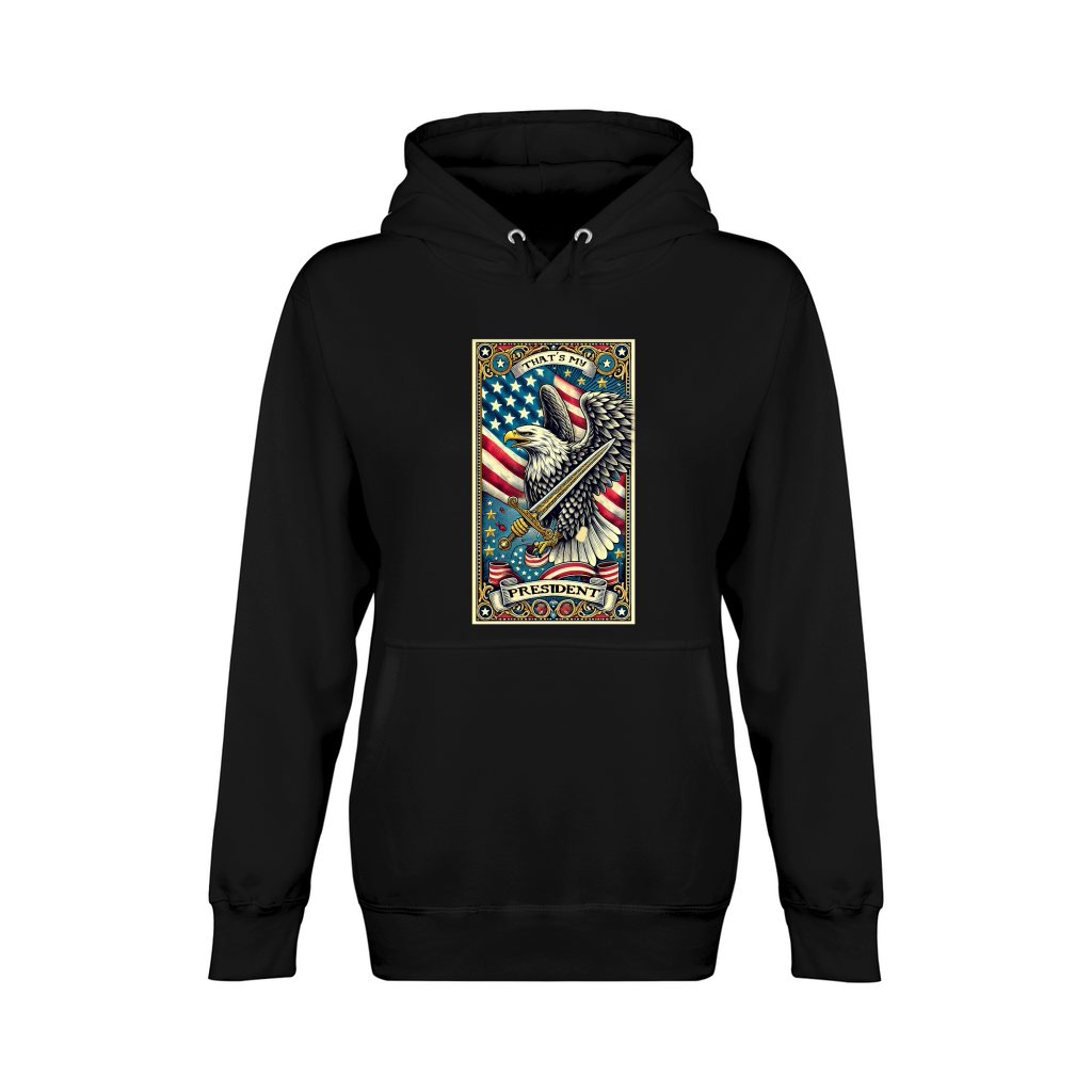 trump Tarot Card 11 Unisex Premium Pullover Hoodie