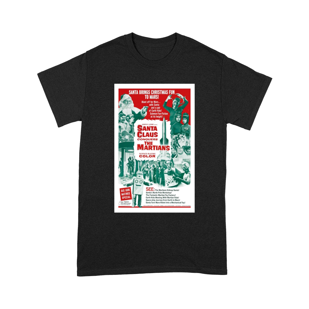 Santa Claus Conquers The Martians Vintage Film Post Unisex T-Shirt