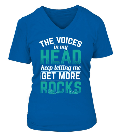 Geologist Collector Rock V-neck T-Shirt Woman