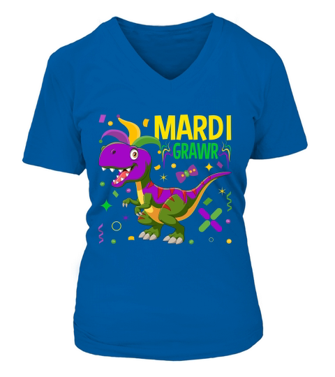 Mardi grawr 2 V-neck T-Shirt Woman