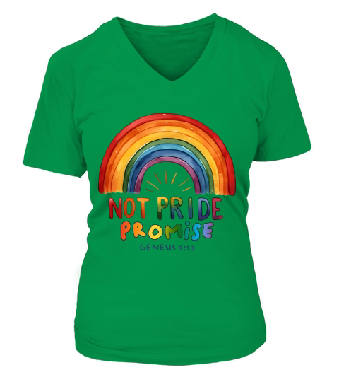 Not pride promise V-neck T-Shirt Woman