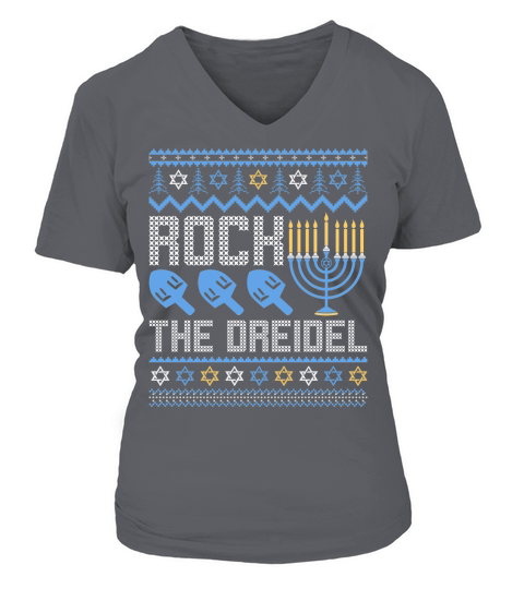 Rock the dreidel V-neck T-Shirt Woman