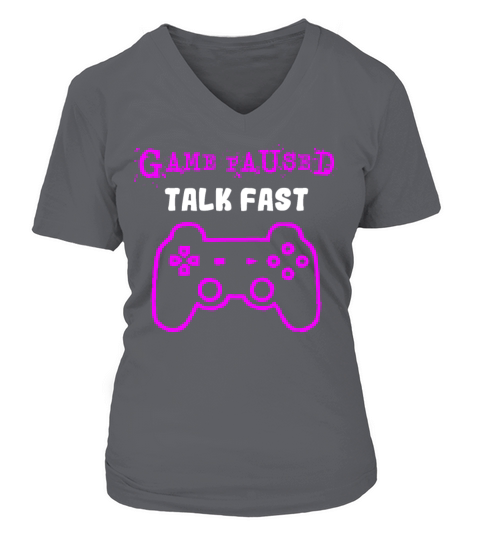 Video Game Humor V-neck T-Shirt Woman