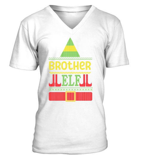 Brother Elf ugly Christmas V-Neck T-shirt