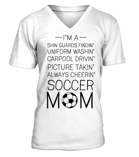 Soccer Mom Checklist V-Neck T-shirt