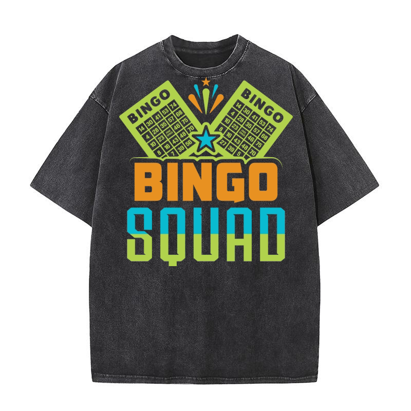Bingo Squad 04 Washed T-Shirt