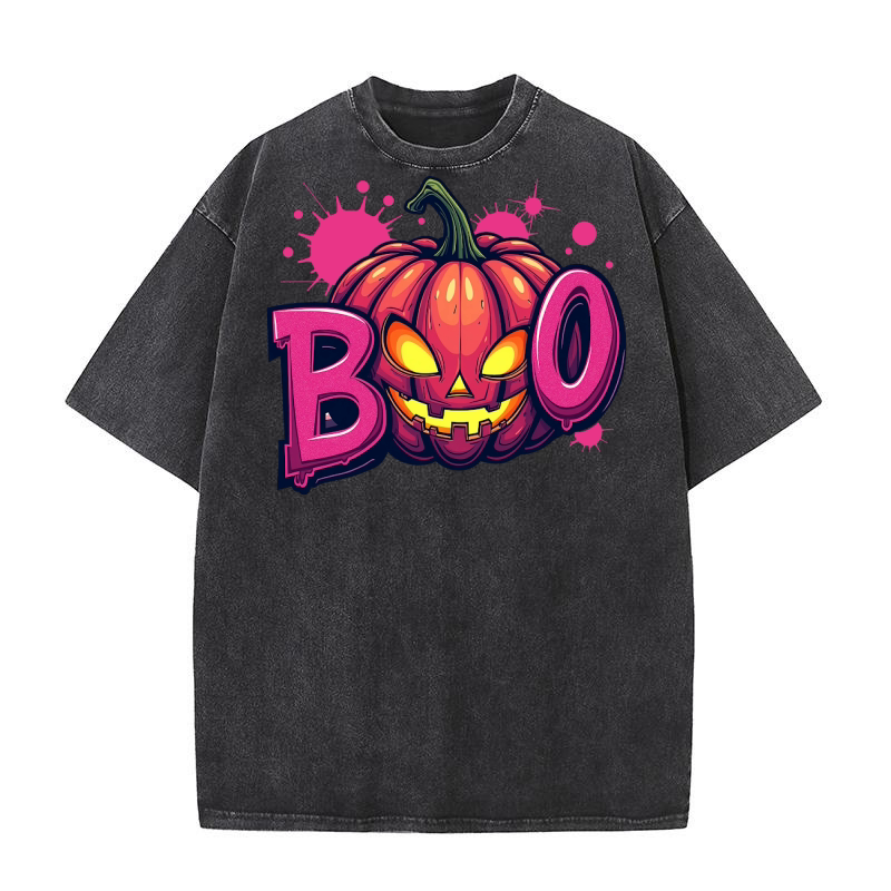 Boo Hallowen 2 Washed T-Shirt