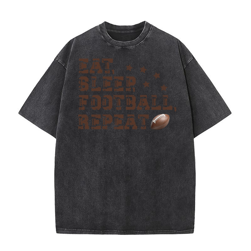 Eat sleep repeat Washed T-Shirt