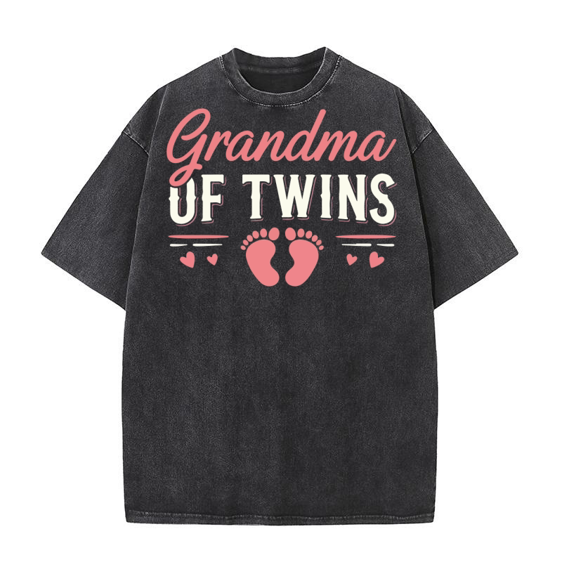Grandma of twins Washed T-Shirt