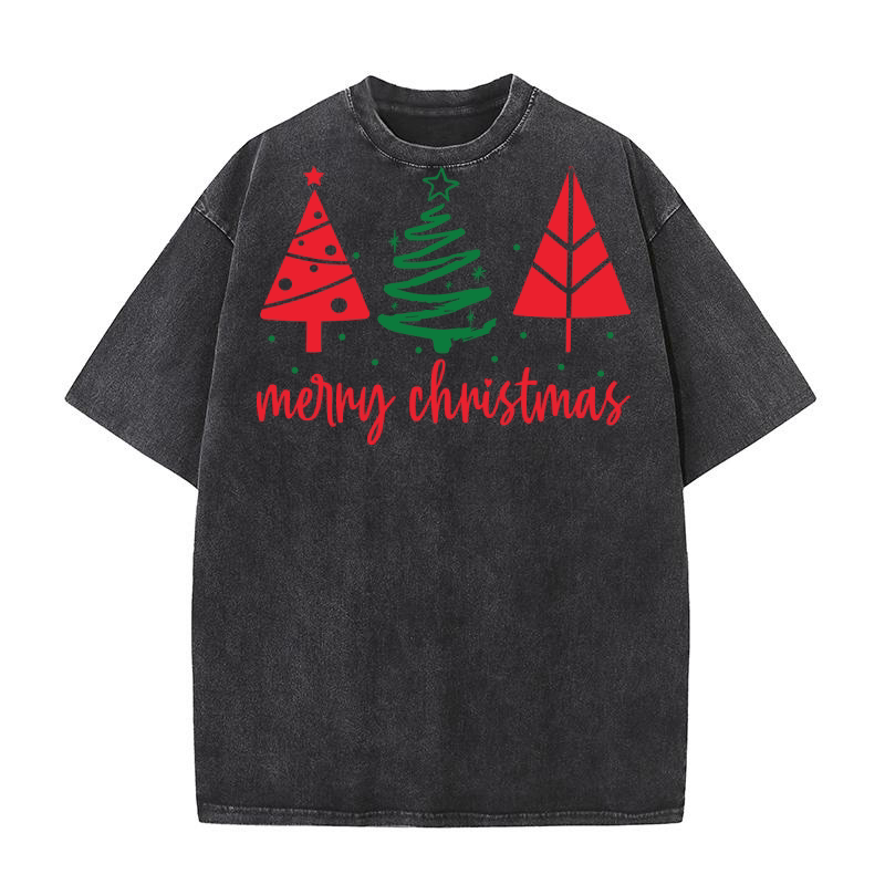 Merry chritmas 44 06 Washed T-Shirt