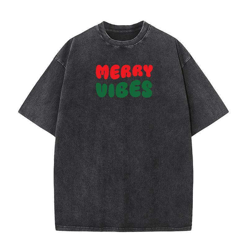 Merry Vibes 9 02 Washed T-Shirt