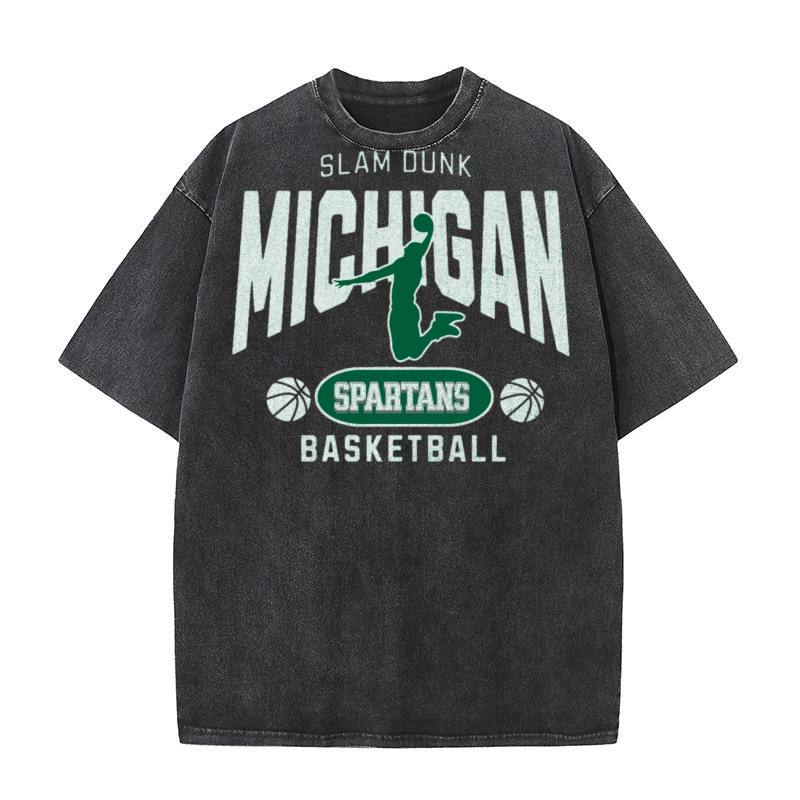 Michigan State Spartans basketball Washed T-Shirt