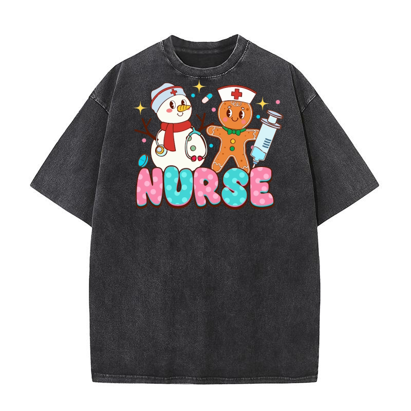 Nurse 8 Washed T-Shirt