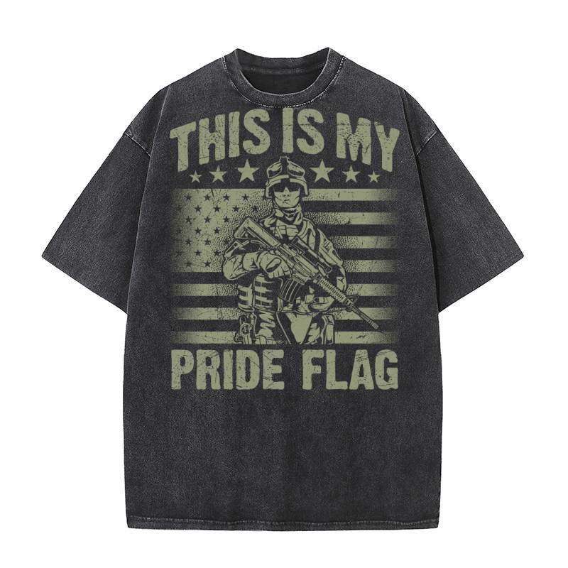 this is my pride flag Washed T-Shirt