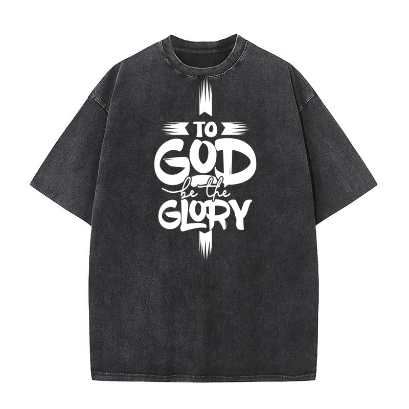 To God Be The Glory Washed T-Shirt