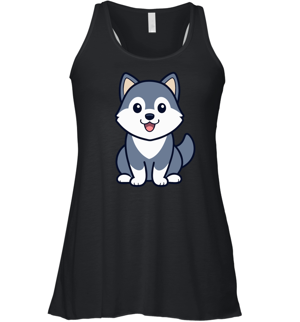 Alaskan Malamute 04 Women's Flowy Tank Top