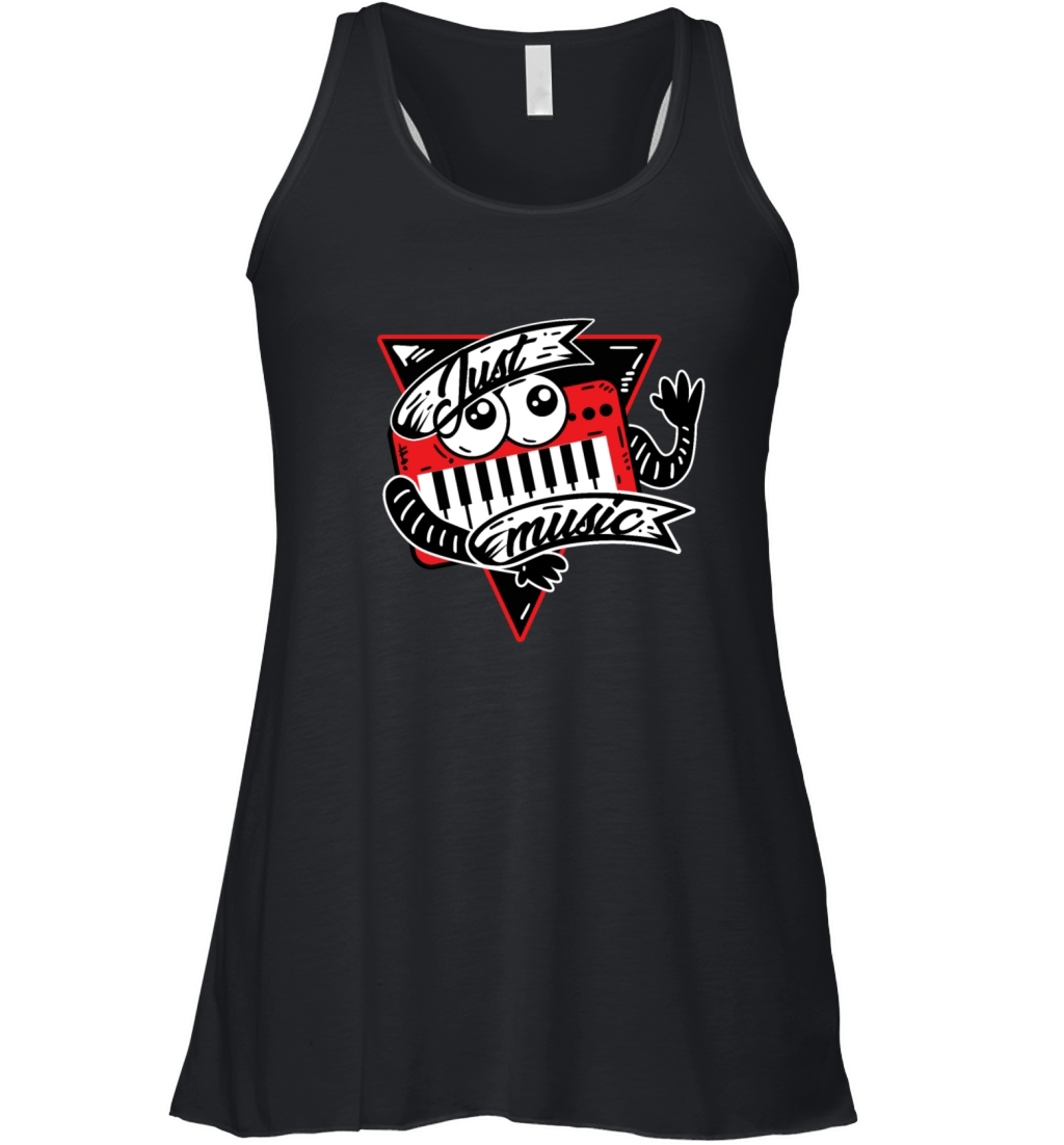 Just music - Keyboard Synthesizer Women's Flowy Tank Top