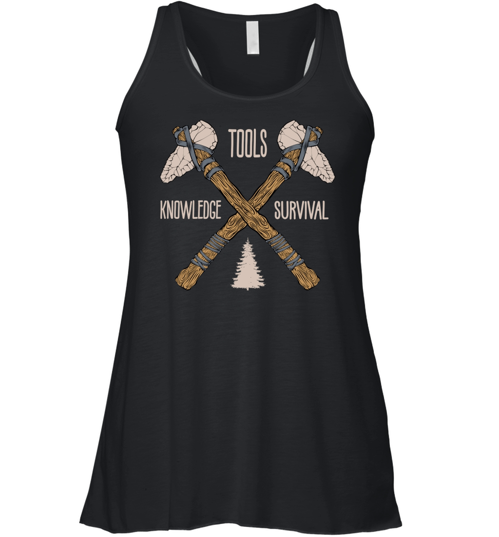 Tools, Knowledge, Survival Women's Flowy Tank Top