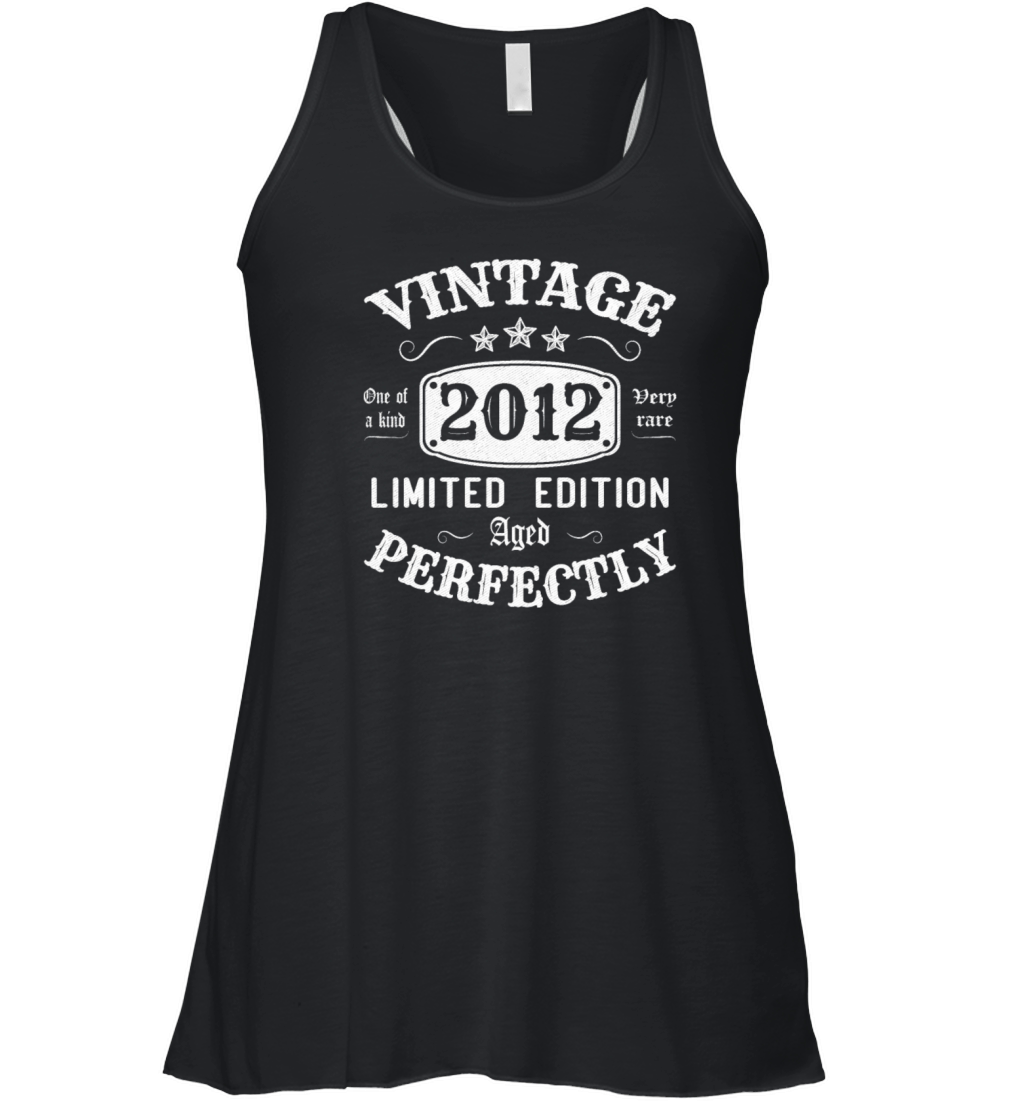 Vintage 2012 Limited Edition Aged Perfectly Women's Flowy Tank Top