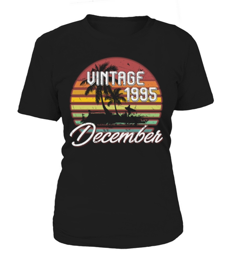 23th Birthday Gifts Retro Vintage December 1995 Women's T-Shirt