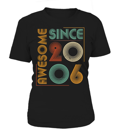 Awesome Since 2006 Birthday T Shirt Design (1) Women's T-Shirt