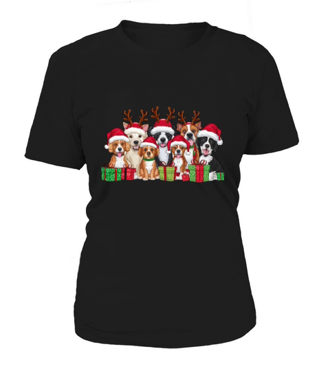 Dog Lover Christmas Lights 03 Women's T-Shirt