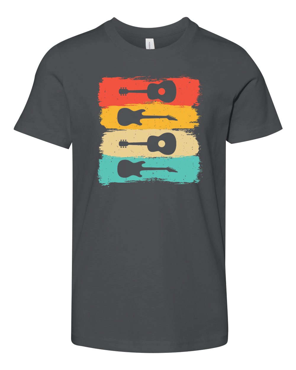 Music Design Vintage Musician Youth Unisex Jersey Tee