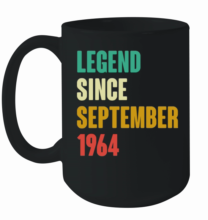 September 1964 58th Birthday 58 Years Old Bday Gi Ceramic Mug