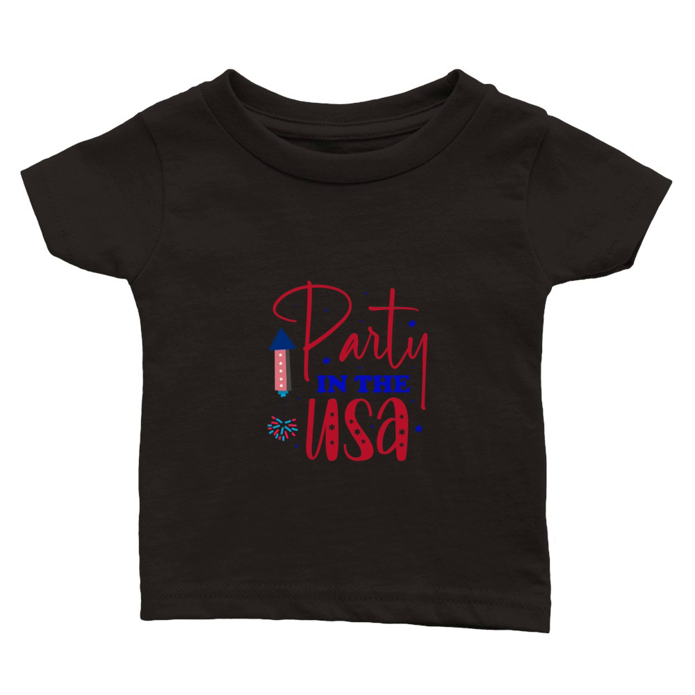 Party In The Usa 02 Classic Baby Crewneck T-shirt