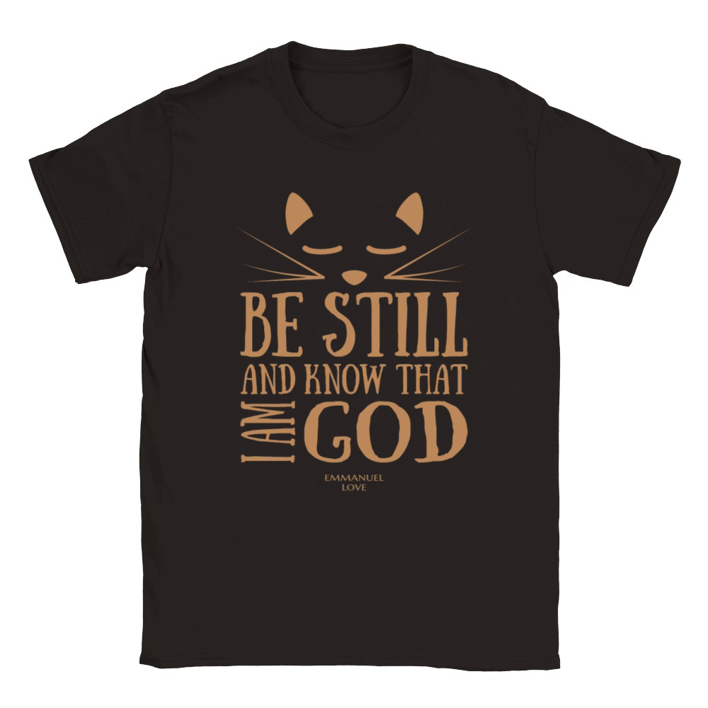 Be still and know that I am GOD-Christian Bible Classic Kids Crewneck T-shirt