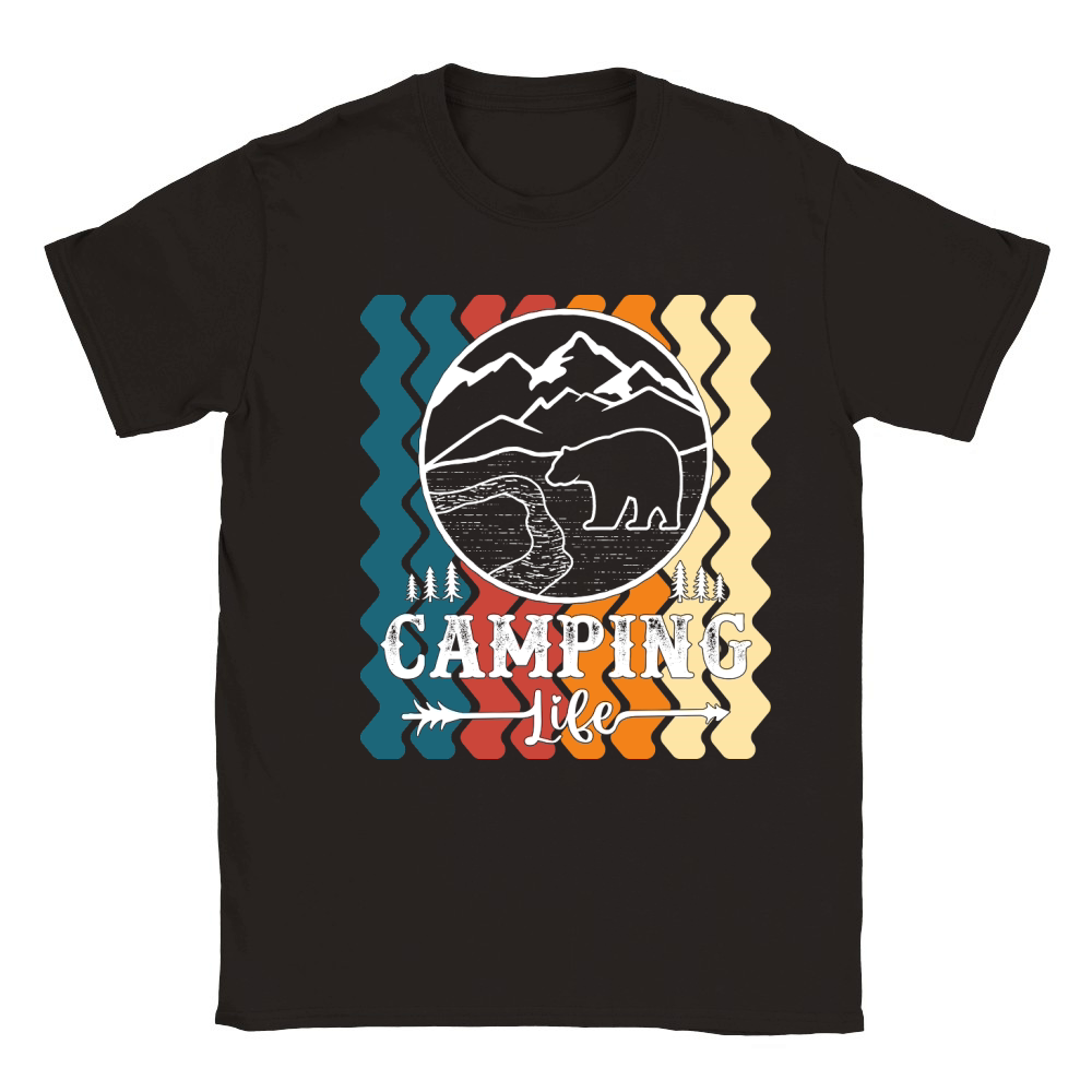 Camping Lile 2 Classic Kids Crewneck T-shirt
