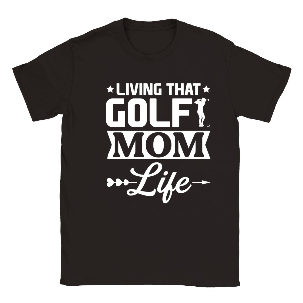 Living That  Golf Mom Life Classic Kids Crewneck T-shirt