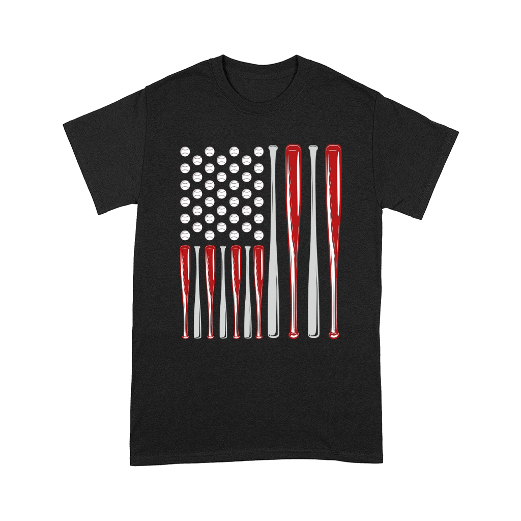 American Baseball Flag Vintage Comfort T-shirt